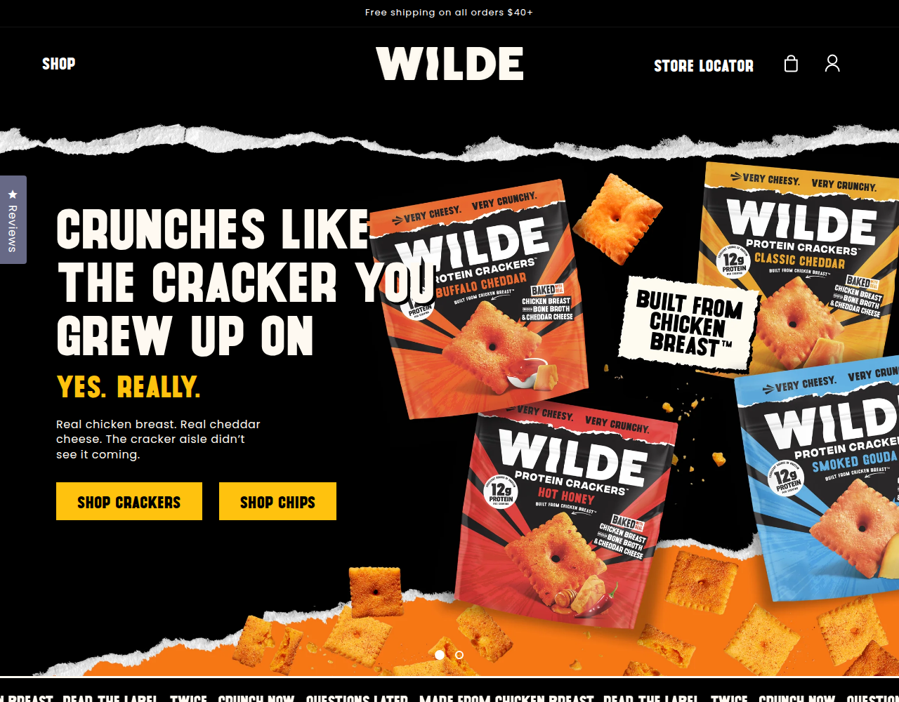Wilde Brands Screenshot